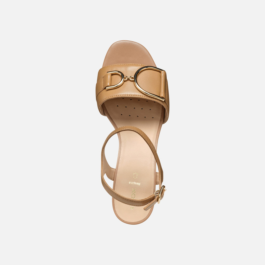 Geox Sandalo New Eraklia Donna - Beige