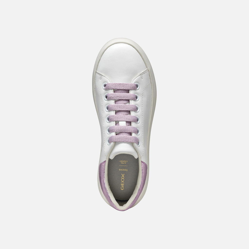 Geox Sneaker Sphrtica EC4 Donna - White/Lilac