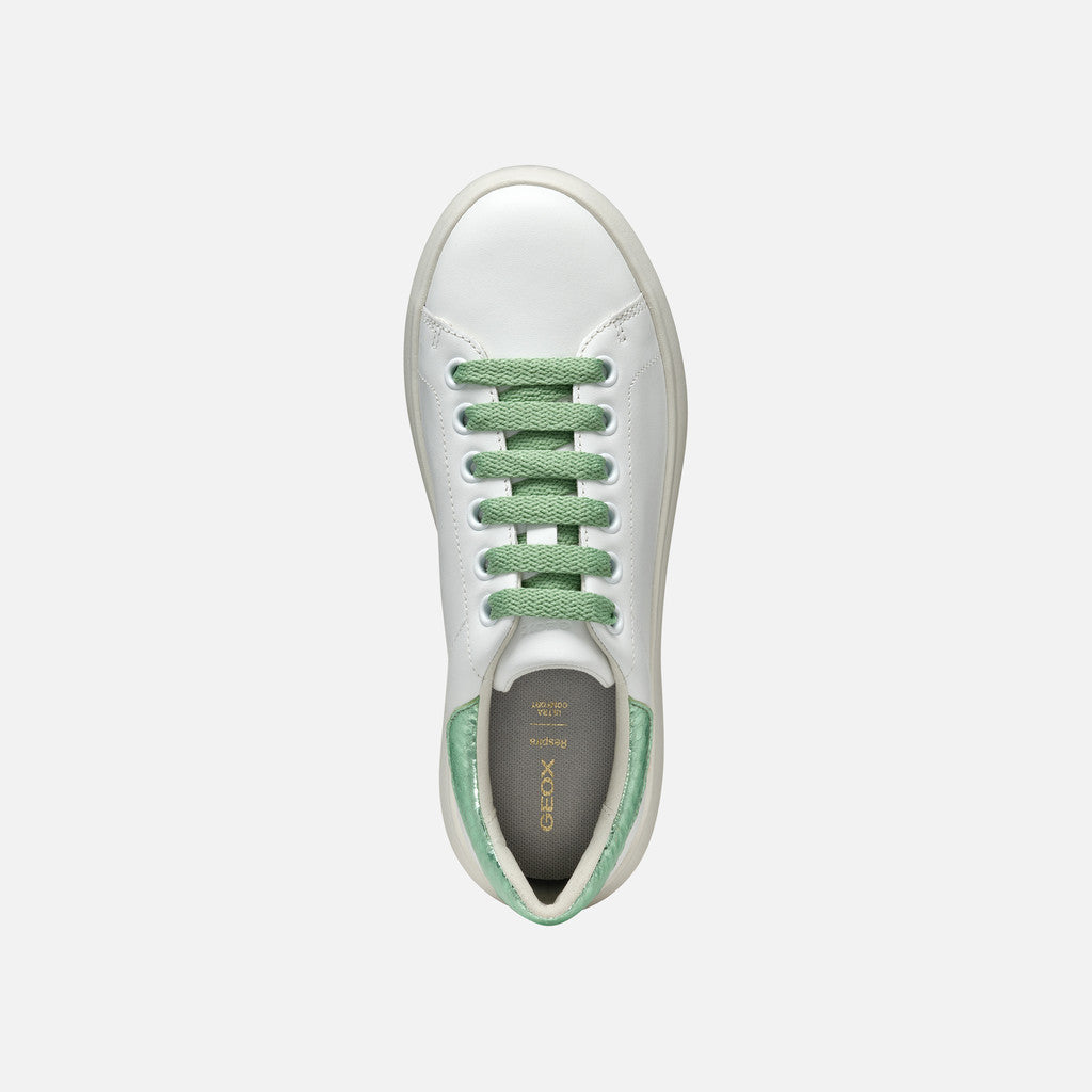 Geox Sneaker Spherica EC4 Donna - White/Mint