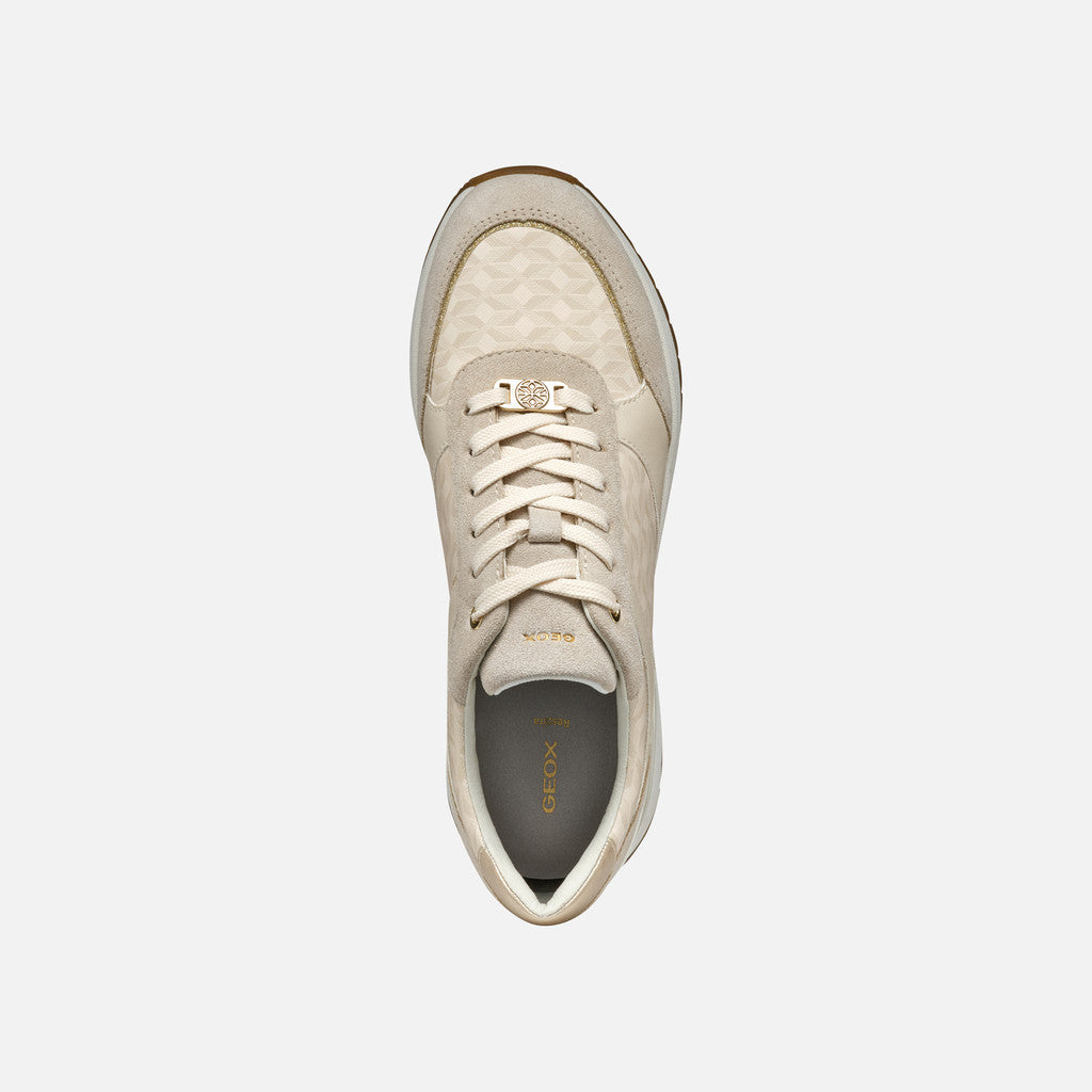 Geox Sneaker Desya Donna - Papyrus/Lt Taupe