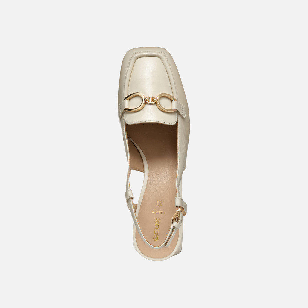 Geox Décolleté Coronilla Donna - Bianco