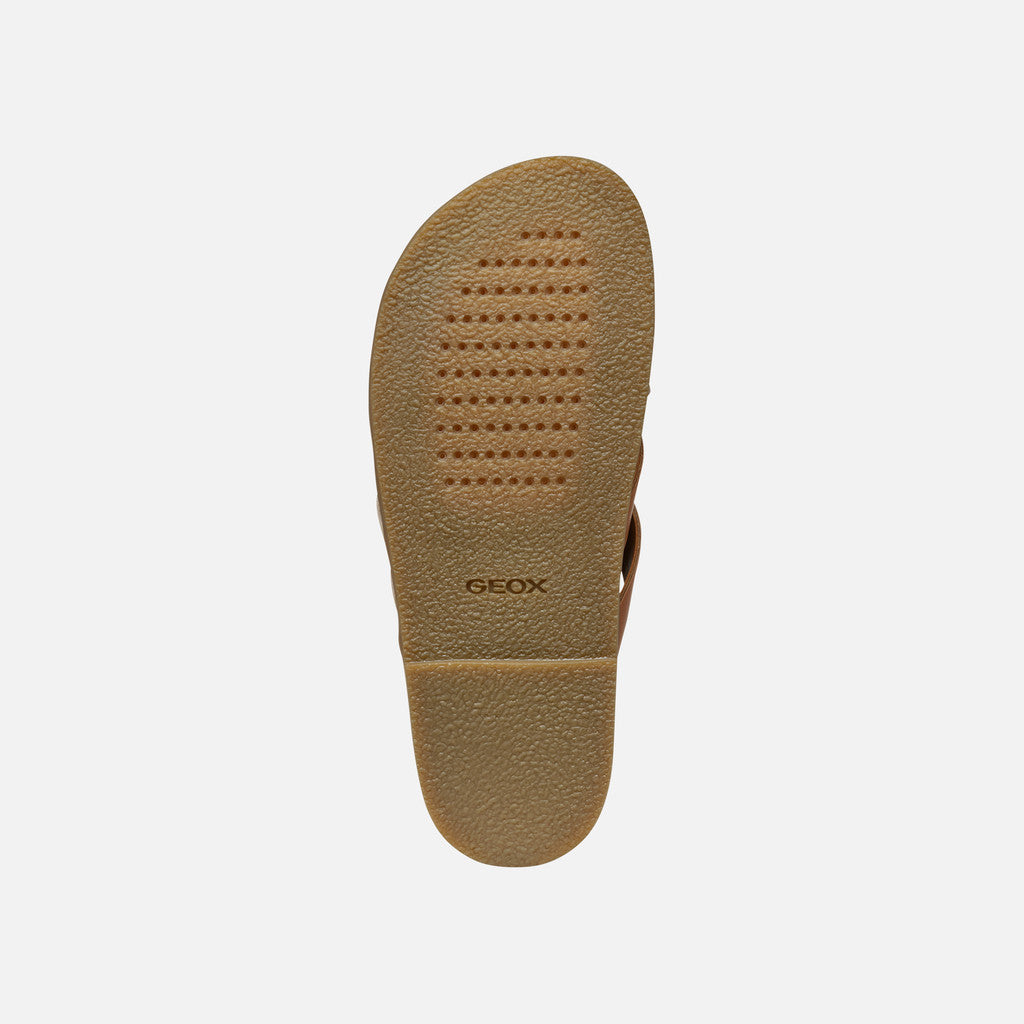 Geox Sandalo Adelash Donna - Camel/Papyrus