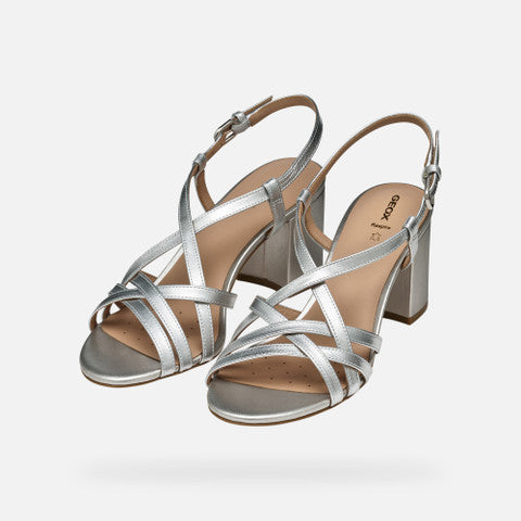 Sandalo Geox Donna - Silver