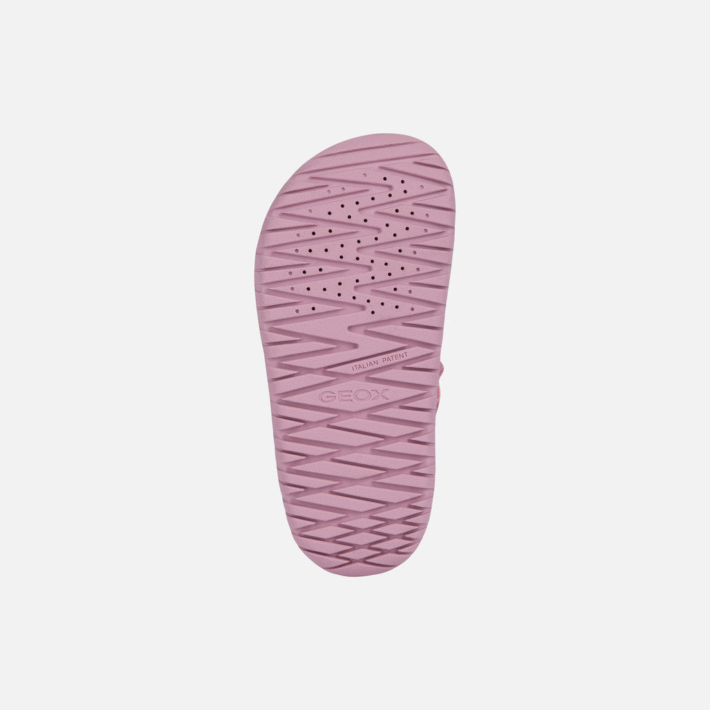 Geox Sandalo Fusbetto Bambina - Dark Pink/Lt Lilac