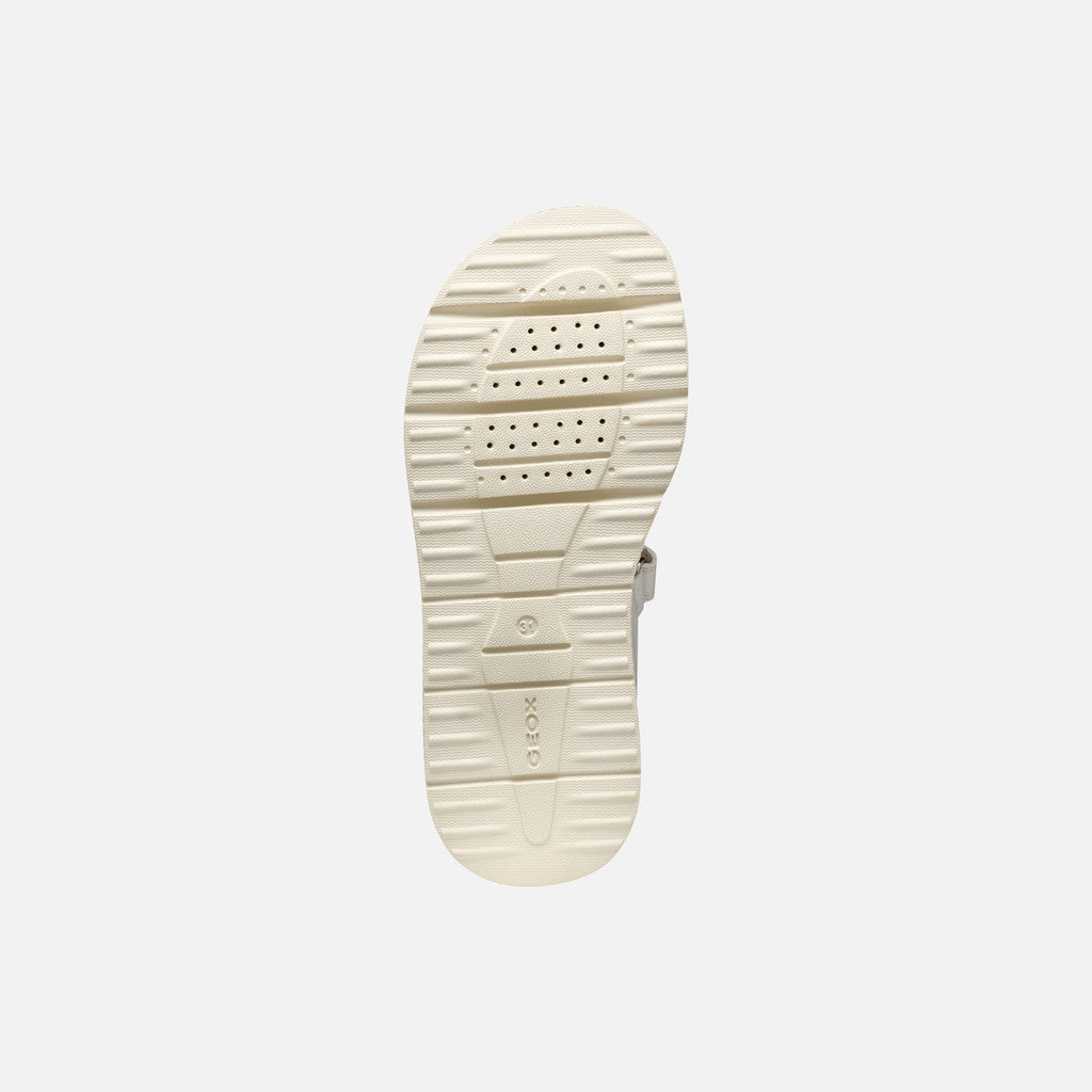 Geox Sandalo Kodette Bambina - White/Silver