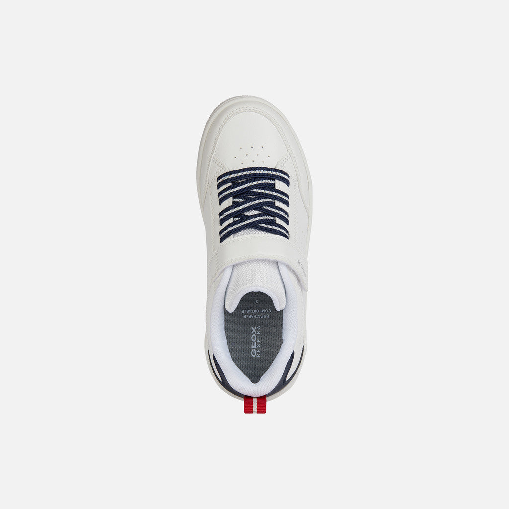 Geox Sneaker Washiba Bambino - White/Navy