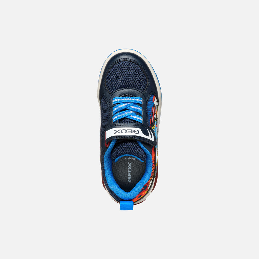 Geox Sneaker Inek Bambino - Navy/Lt Blue