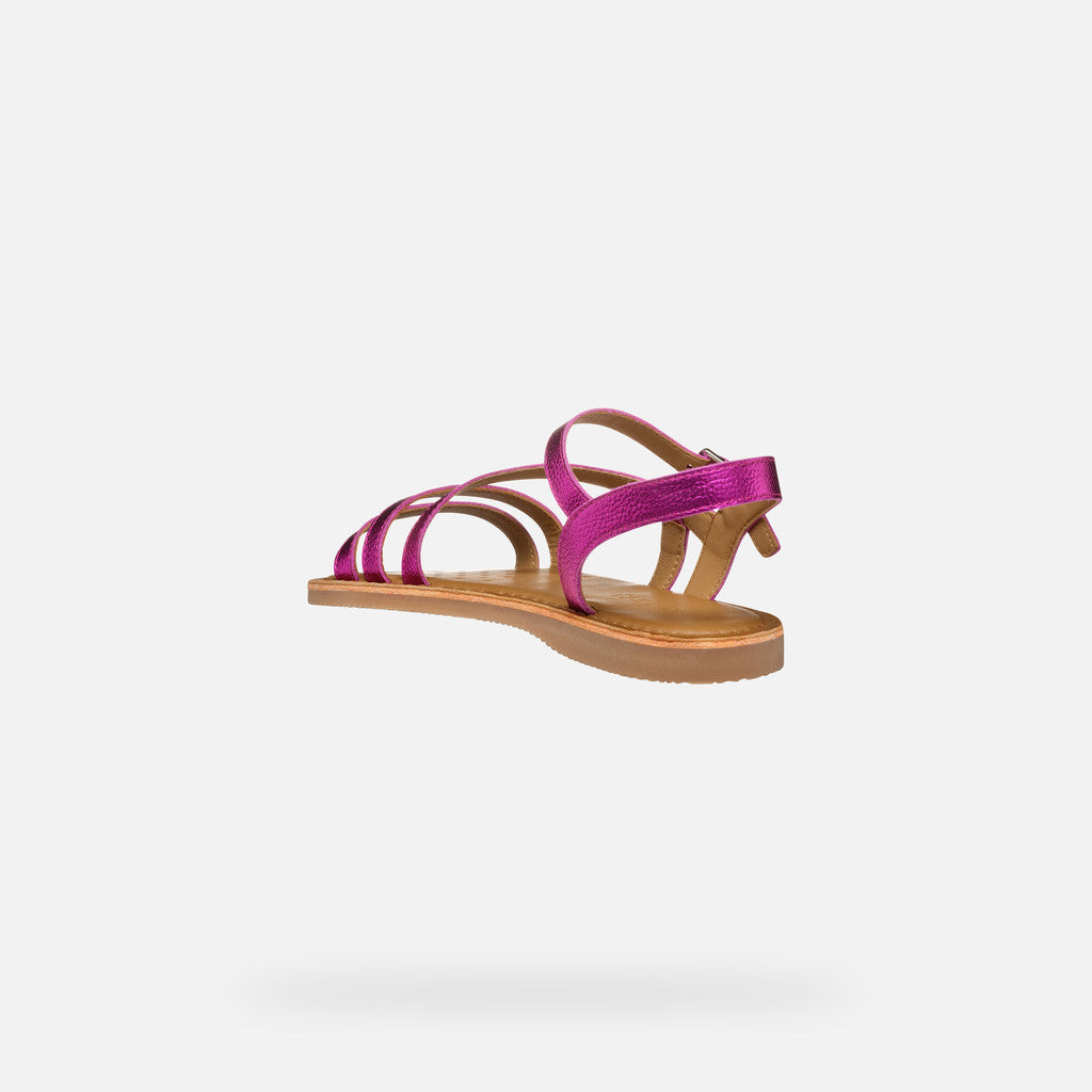 Geox Sandalo Eolie Bambina - Fuchsia