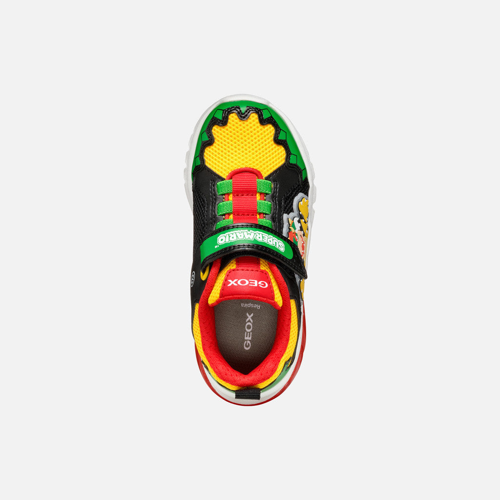 Geox Sneaker Ciberdron Bambino - Green/Red