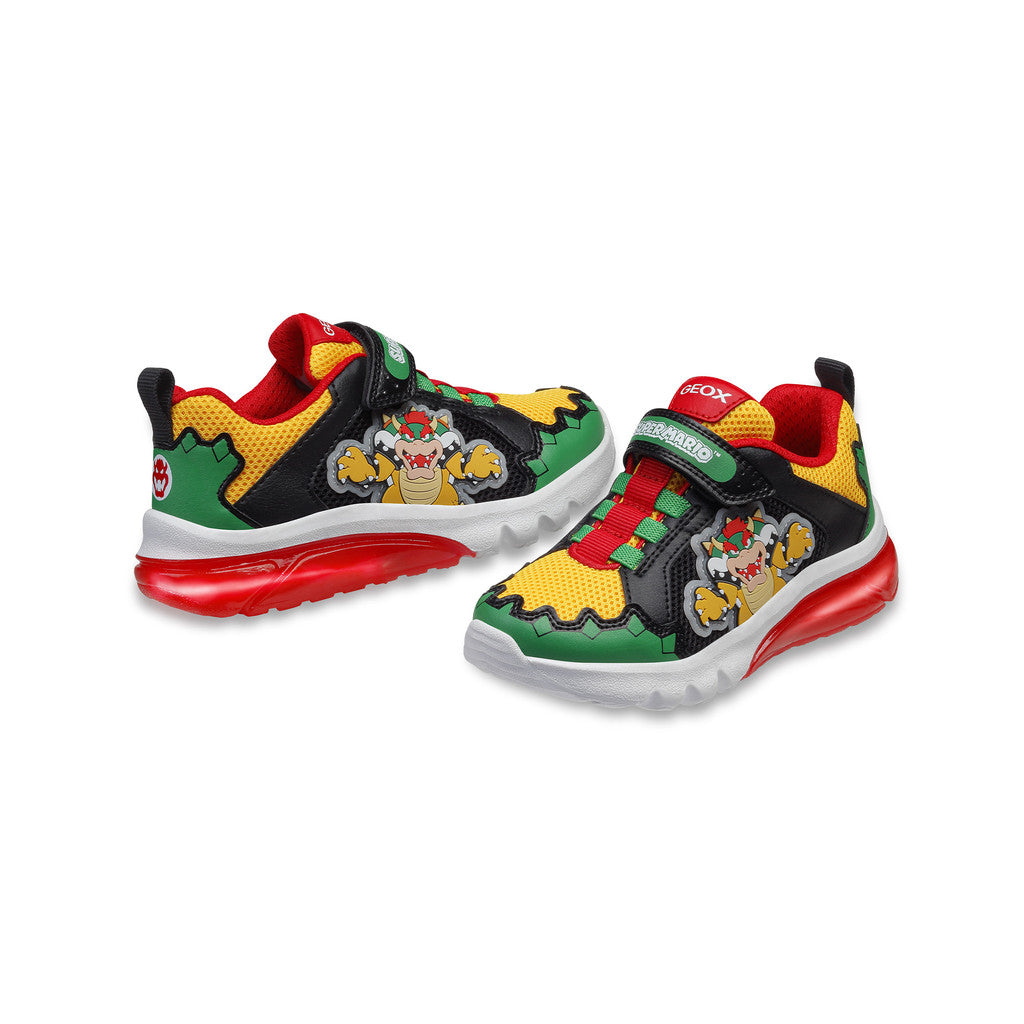 Geox Sneaker Ciberdron Bambino - Green/Red
