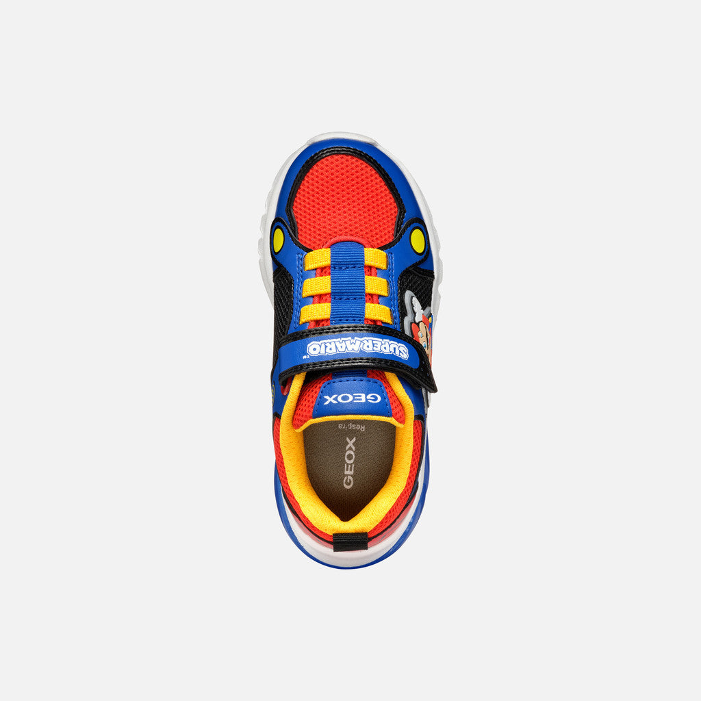 Geox Sneaker Cibberdron Bambino - Royal/Red