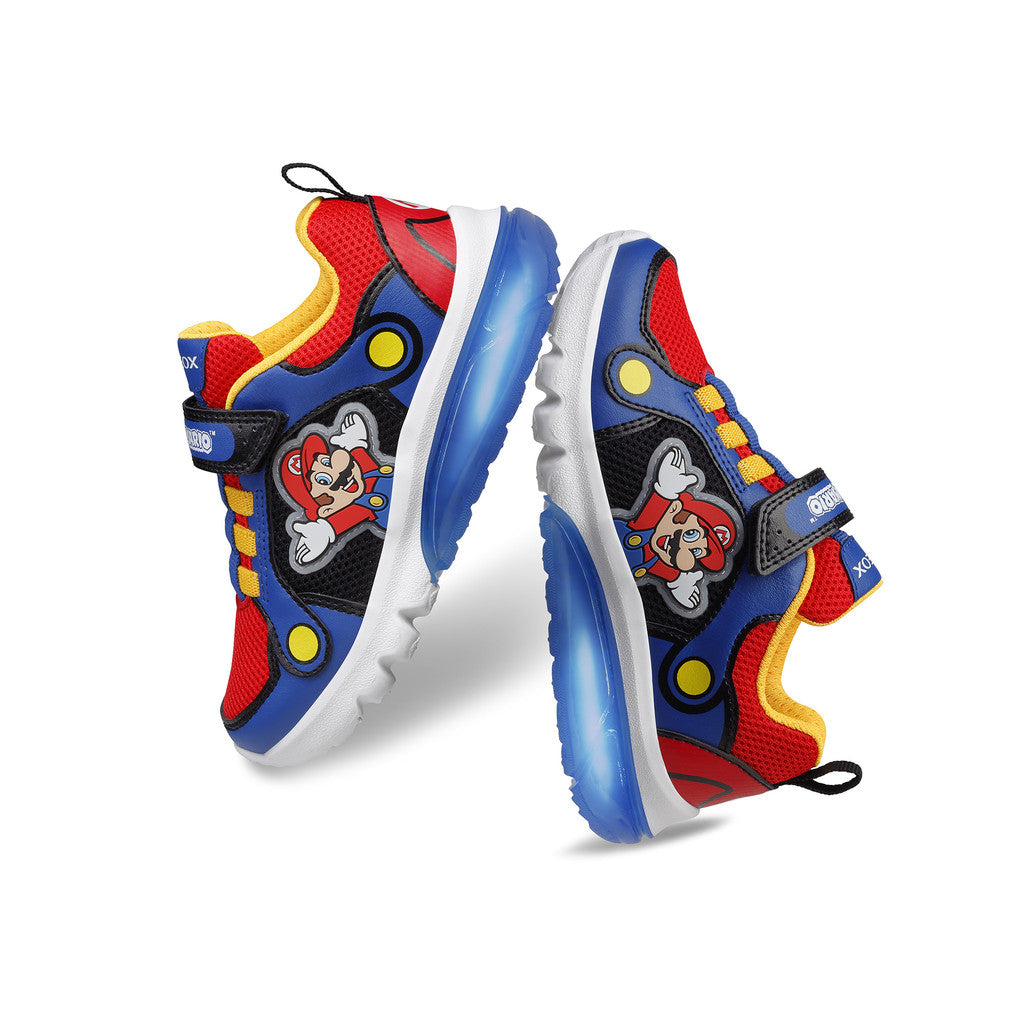 Geox Sneaker Cibberdron Bambino - Royal/Red