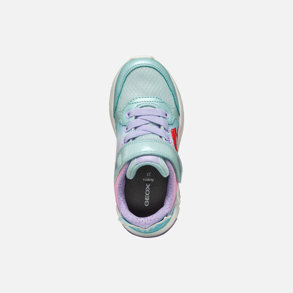 Geox Sneaker Fadinlight Bambina - Watersea/Lilac