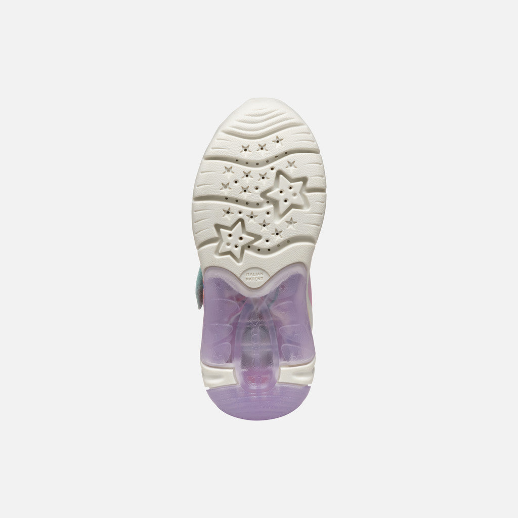 Geox Sneaker Fadinlight Bambina - Watersea/Lilac