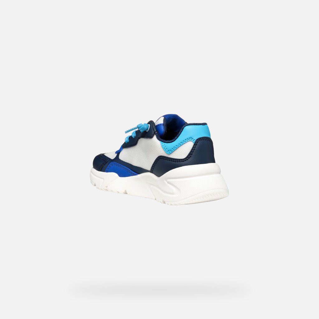 Geox Sneaker Loftus Bambino - White/Navy