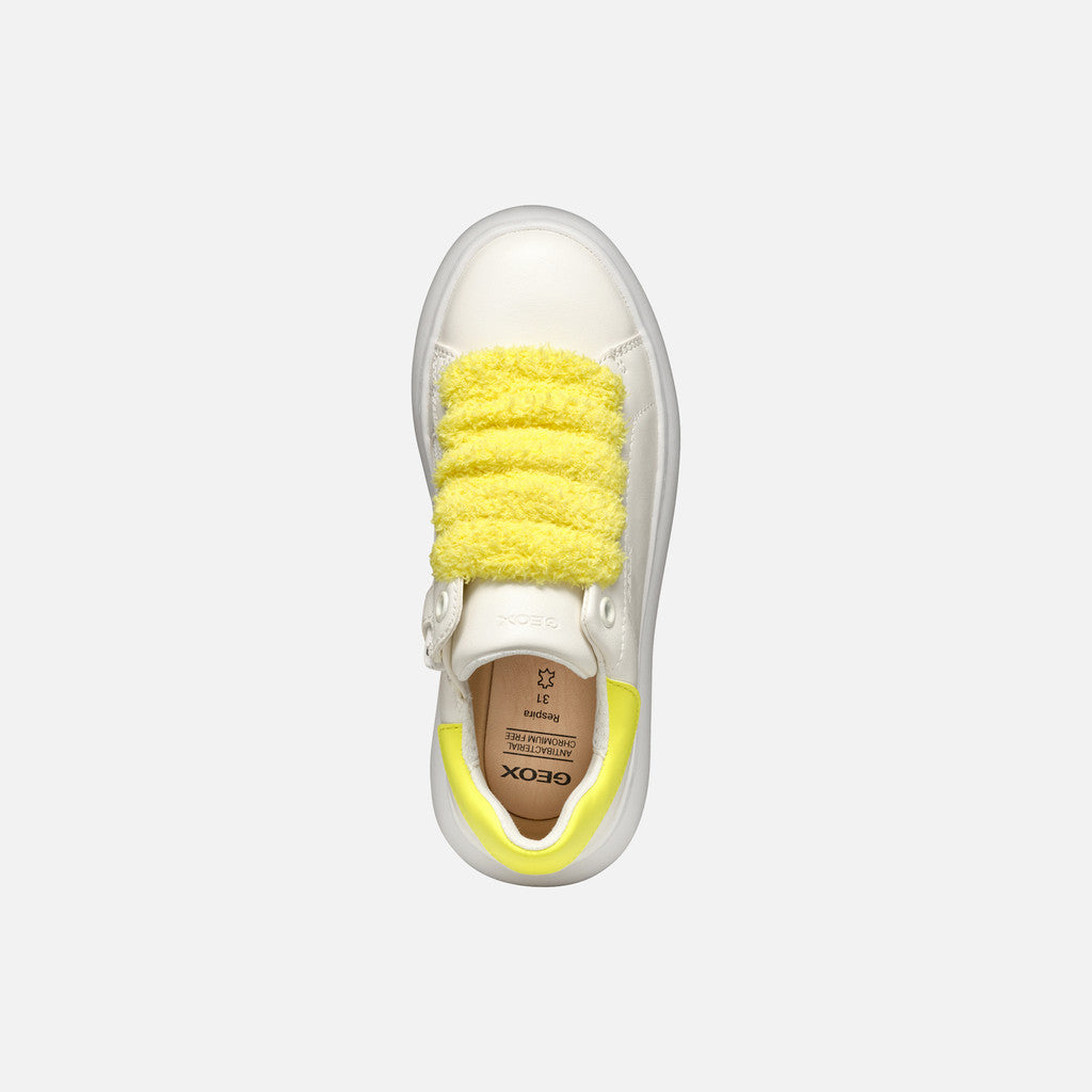 Geox Sneaker Puffypop Bambina - White/Fluo
