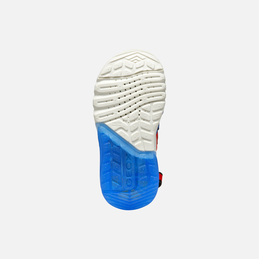 Geox Sandalo Cibberdron Bambino - Royal/Red