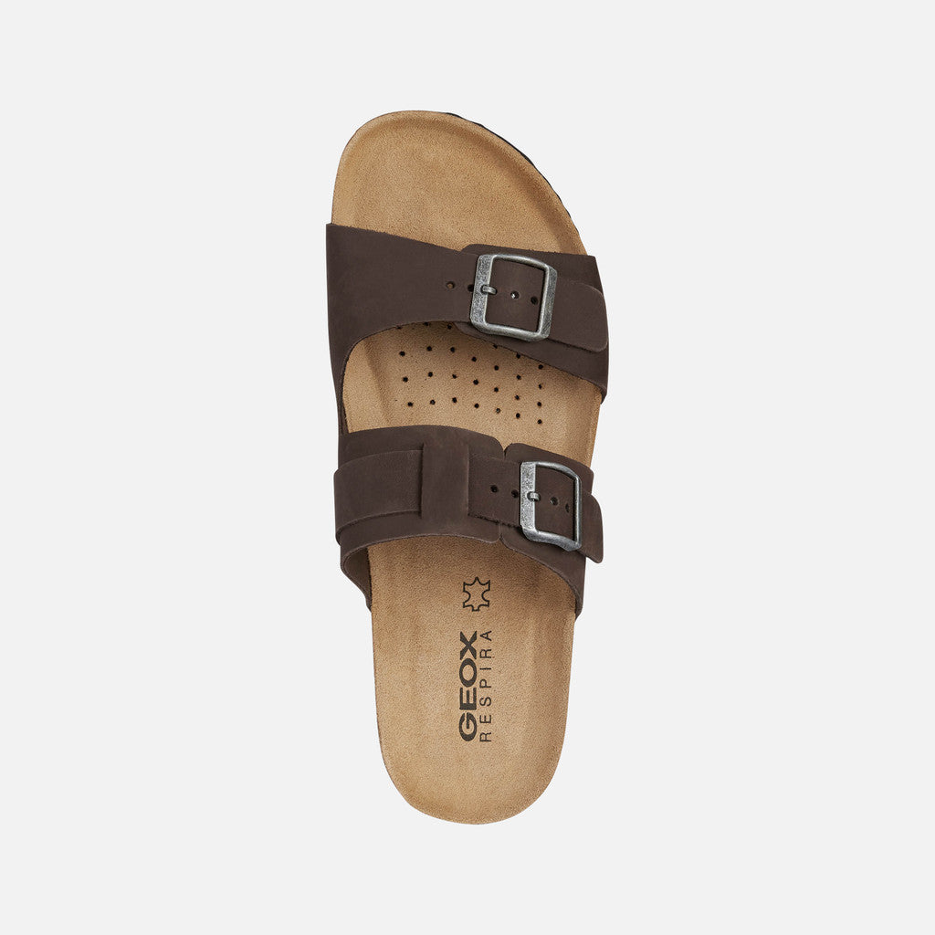 Geox Sandalo Ghita Uomo - Coffee