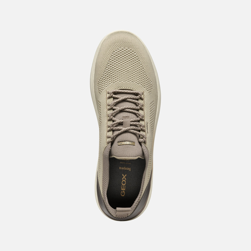 Geox Sneaker Spherica Uomo - Sand/Dove Grey