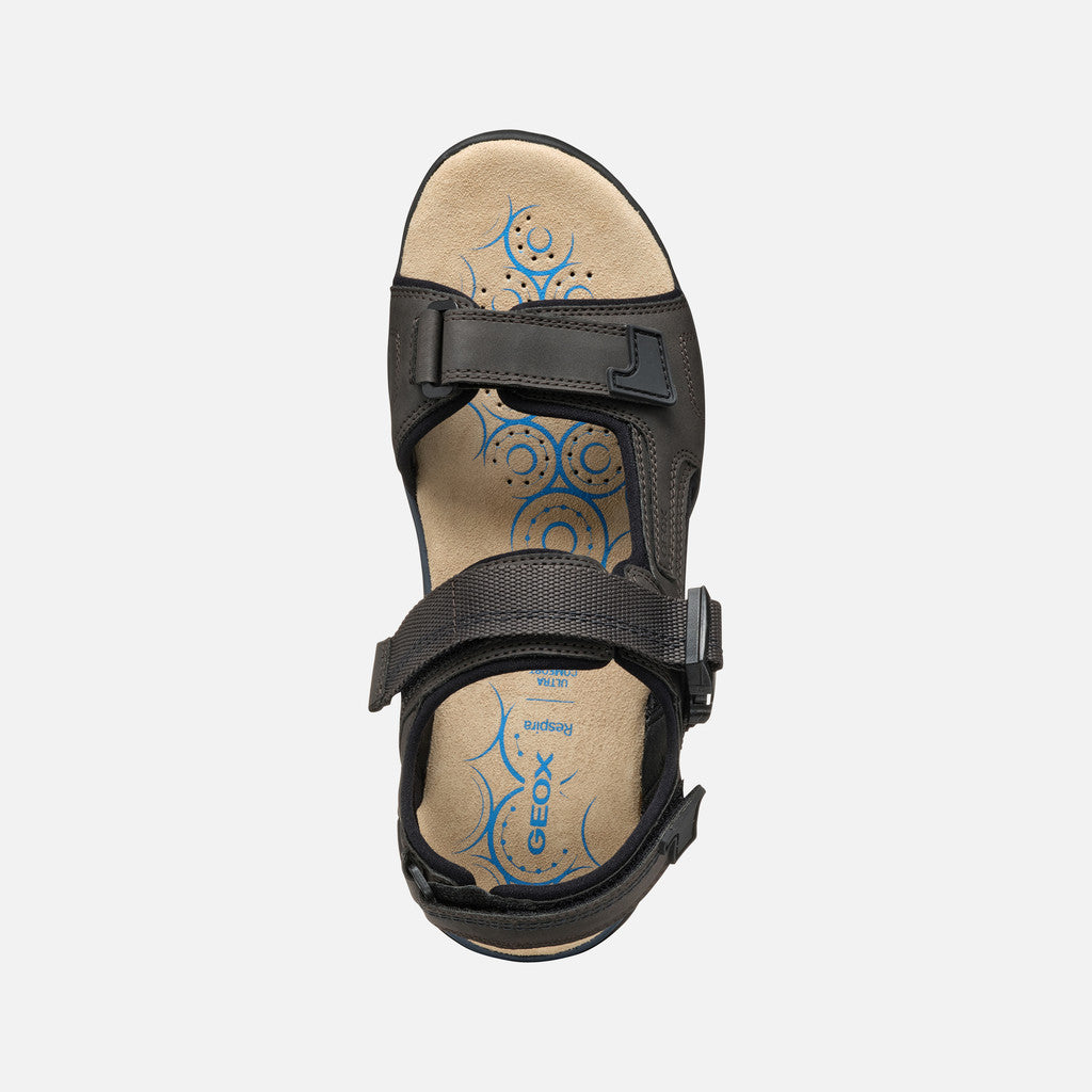 Geox Sandalo Spherica Uomo - Dark Coffee
