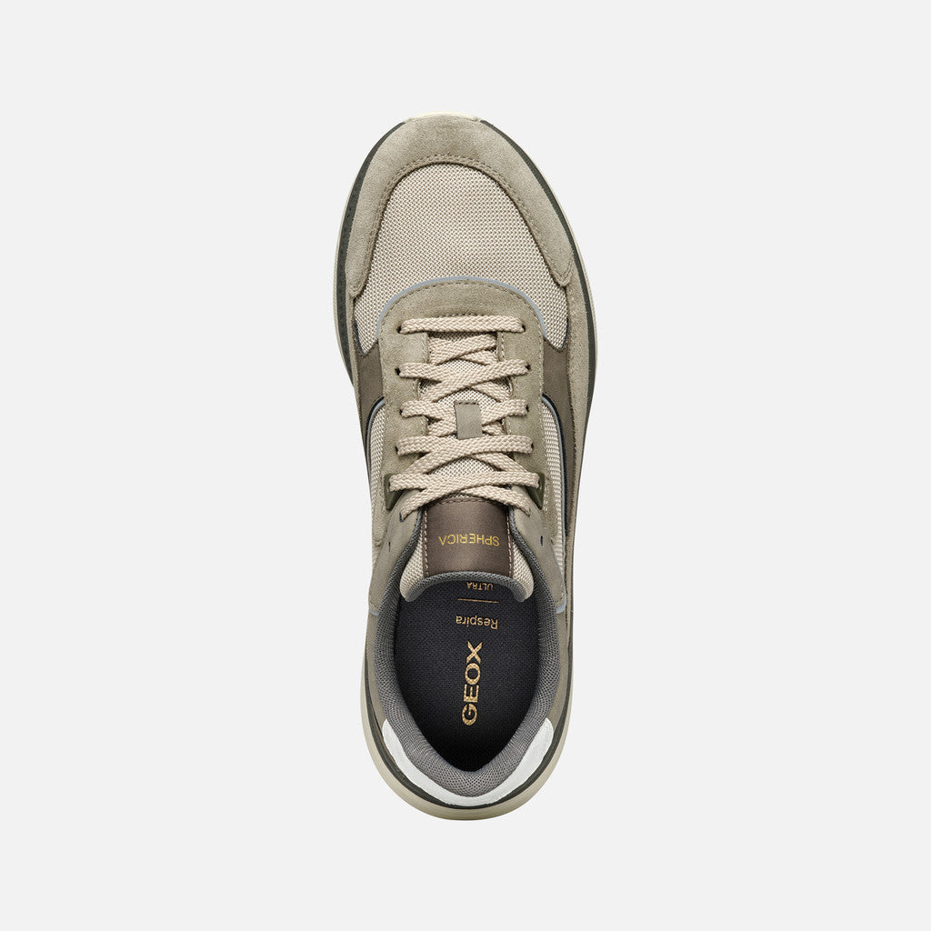 Geox Sneaker Spherica Actif Uomo - Sand/Sage