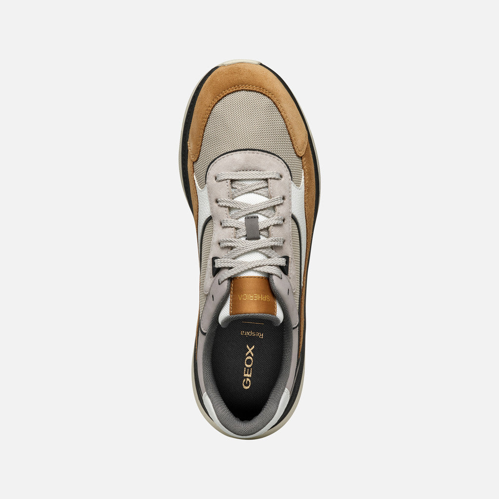 Geox Sneaker Spherica Actif Uomo - Sand/Toffie