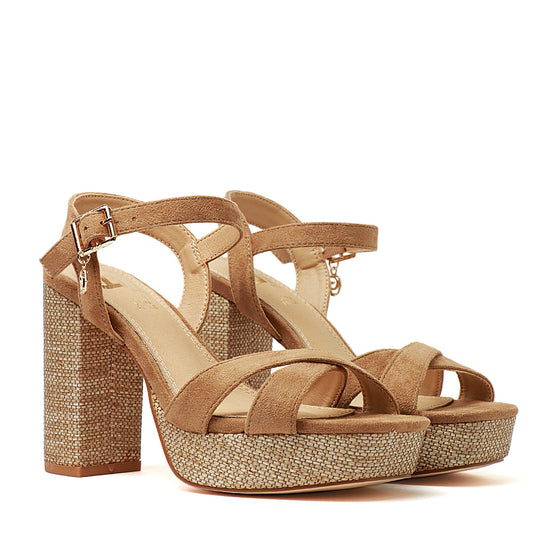 Sandalo Gold & gold Donna - Taupe