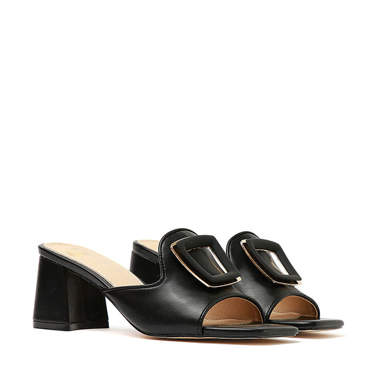 Sandalo Gold & gold Donna - Nero