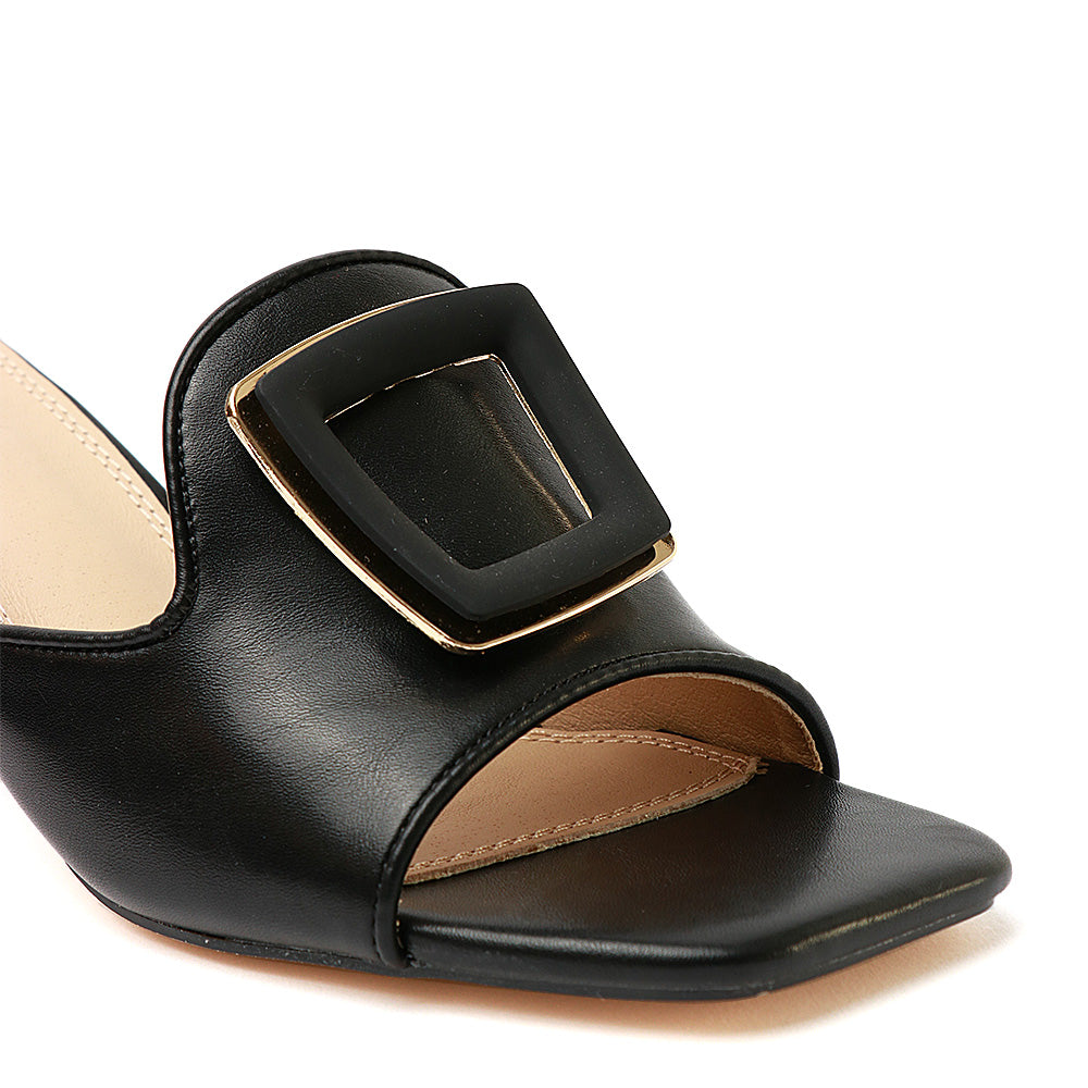 Sandalo Gold & gold Donna - Nero