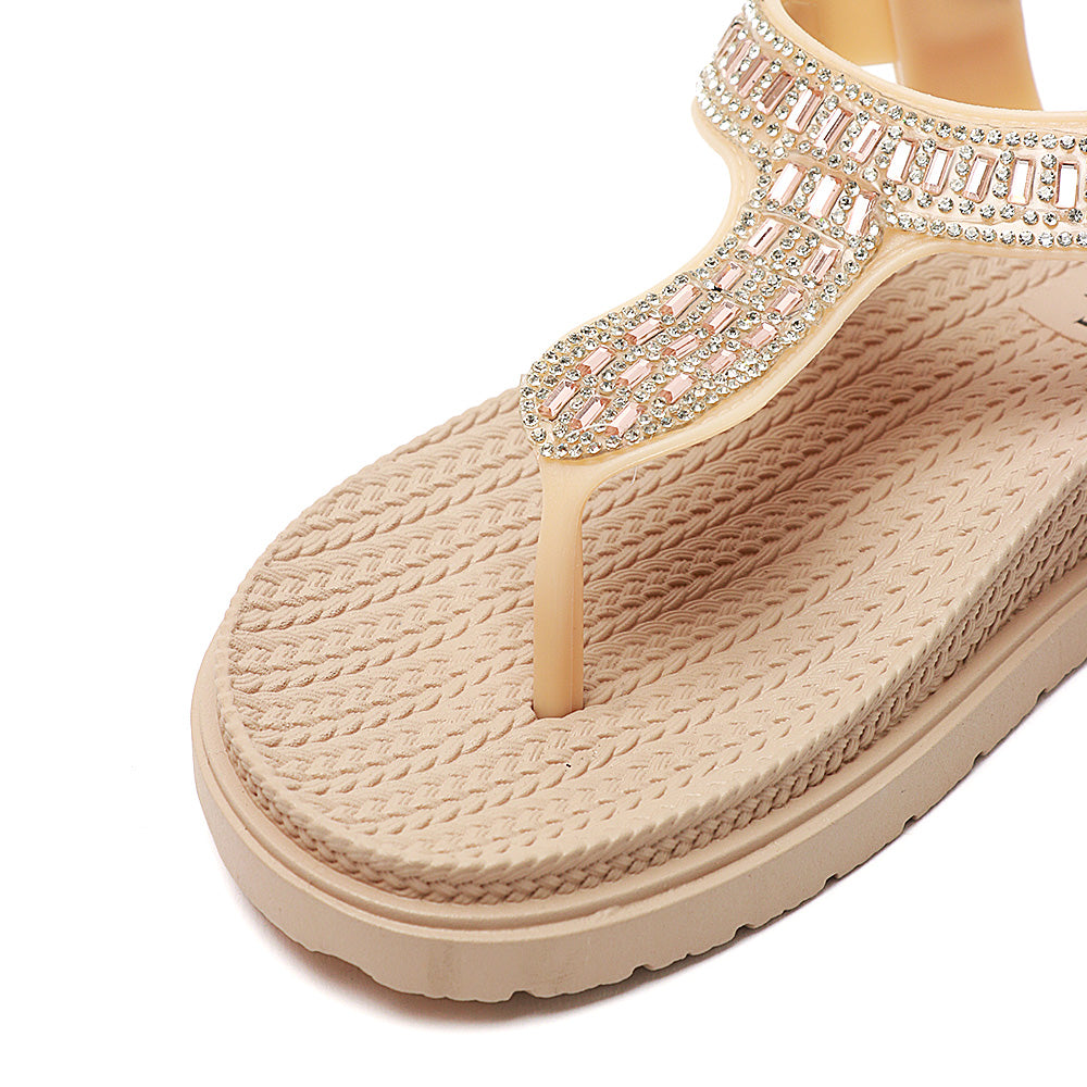 Solo Soprani Cabatta Infradito Donna - Bronzo