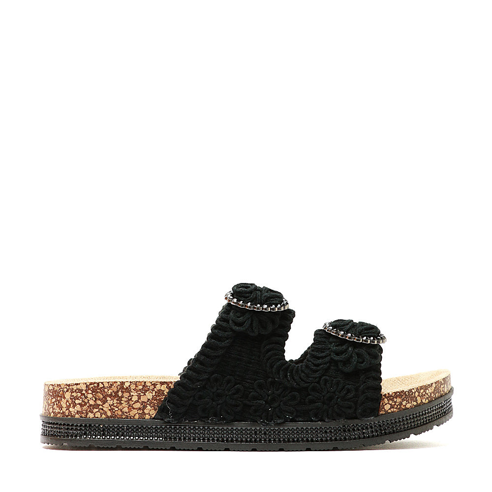 Solo Soprani Ciabatta Donna - Black