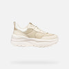 geox sneakers donna bianca oro 1019261