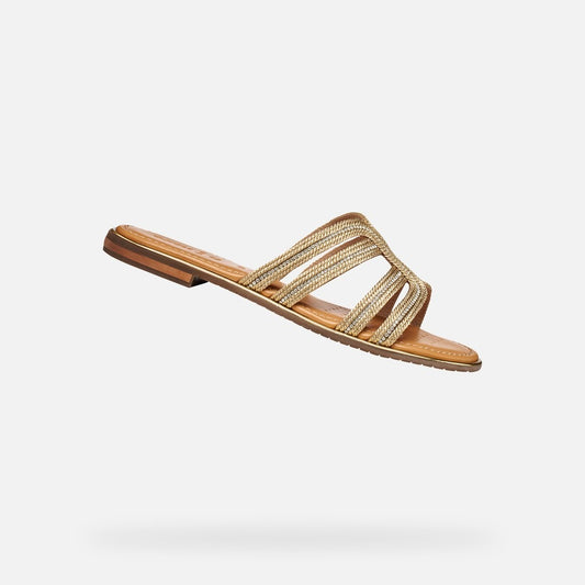 Geox Sandalo Donna - Dk Gold
