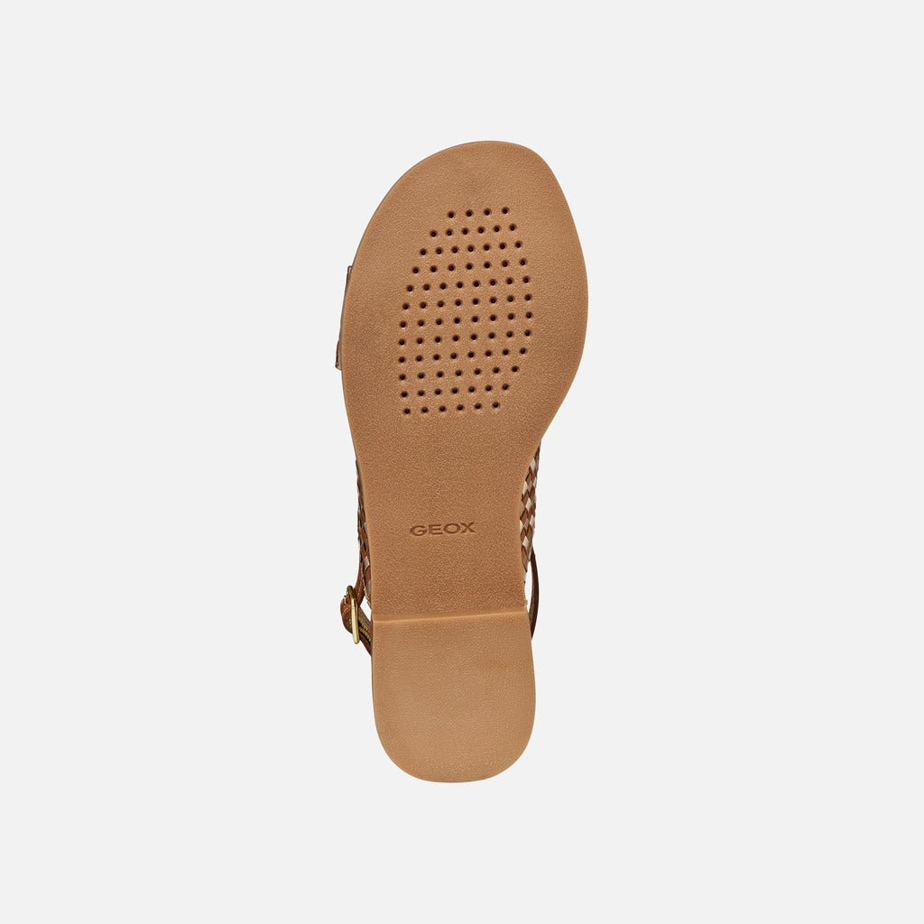 Geox Sandalo Donna - Camel/Bronze