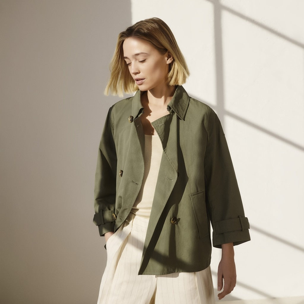 Geox Giubbotto Donna - Verde Oliva