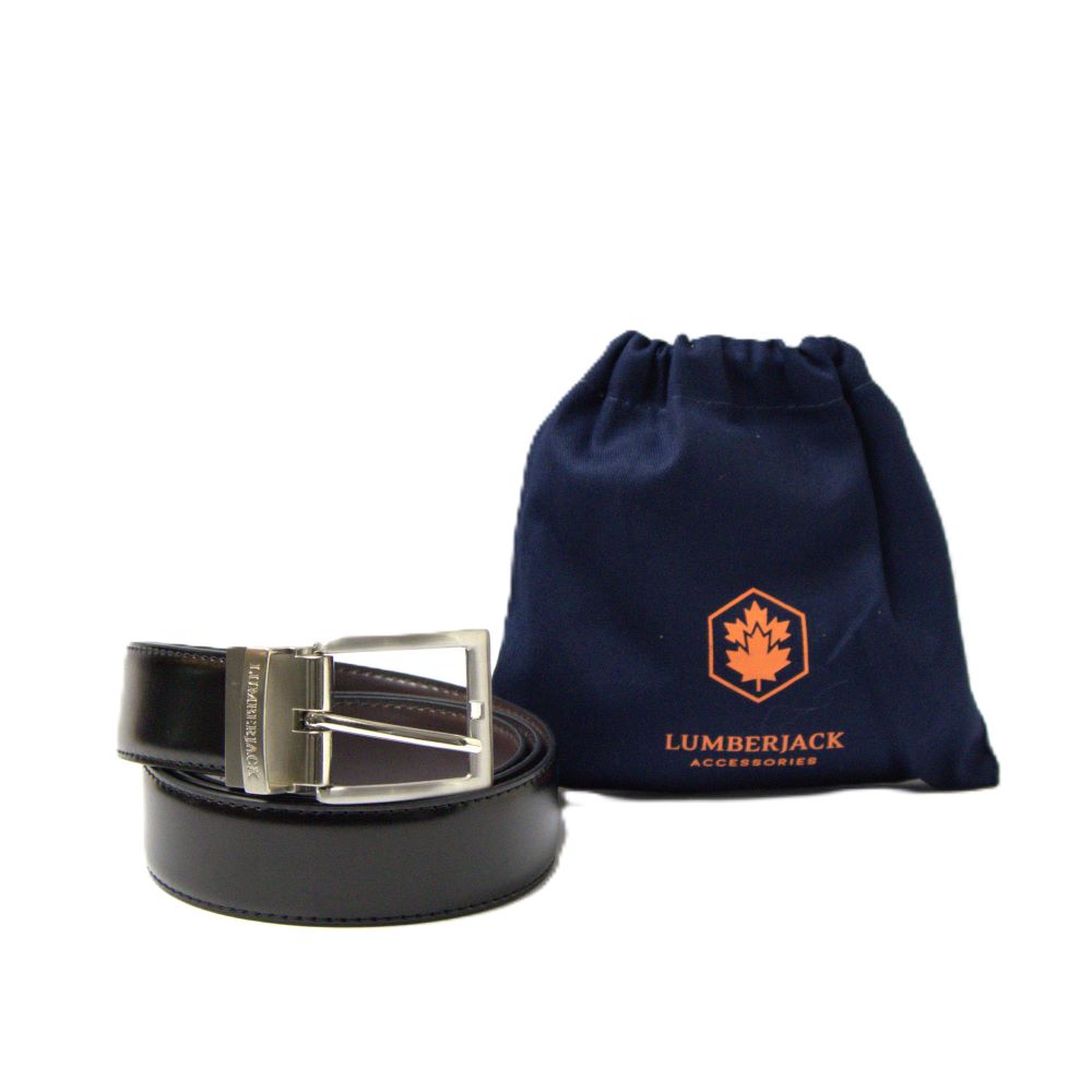 Lumberjack Cintura Uomo - Black/ Dk Brown
