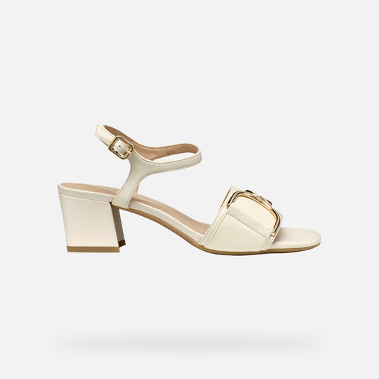 Geox Sandalo New Eraklia Donna - Bianco
