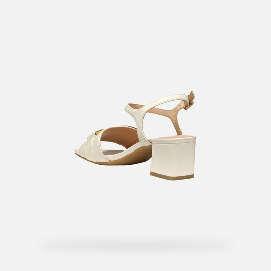 Geox Sandalo New Eraklia Donna - Bianco