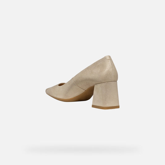 Geox Décolleté Giselda Donna - Lt/Gold