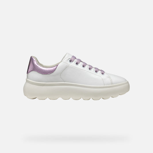 Geox Sneaker Sphrtica EC4 Donna - White/Lilac