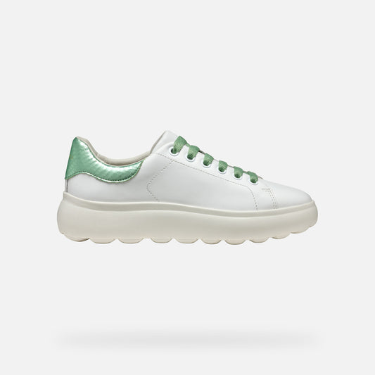 Geox Sneaker Spherica EC4 Donna - White/Mint