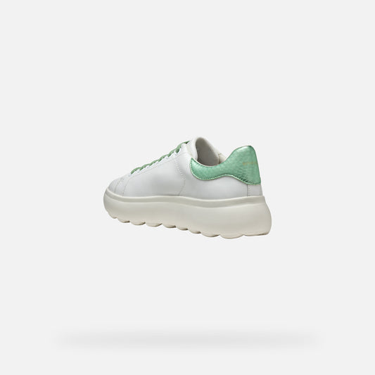 Geox Sneaker Spherica EC4 Donna - White/Mint
