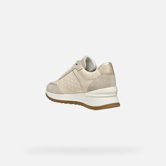 Geox Sneaker Desya Donna - Papyrus/Lt Taupe