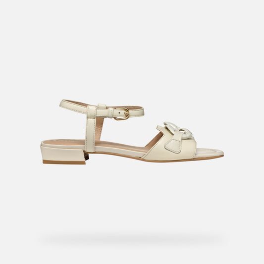 Geox Sandalo New Eraklia Donna - Bianco