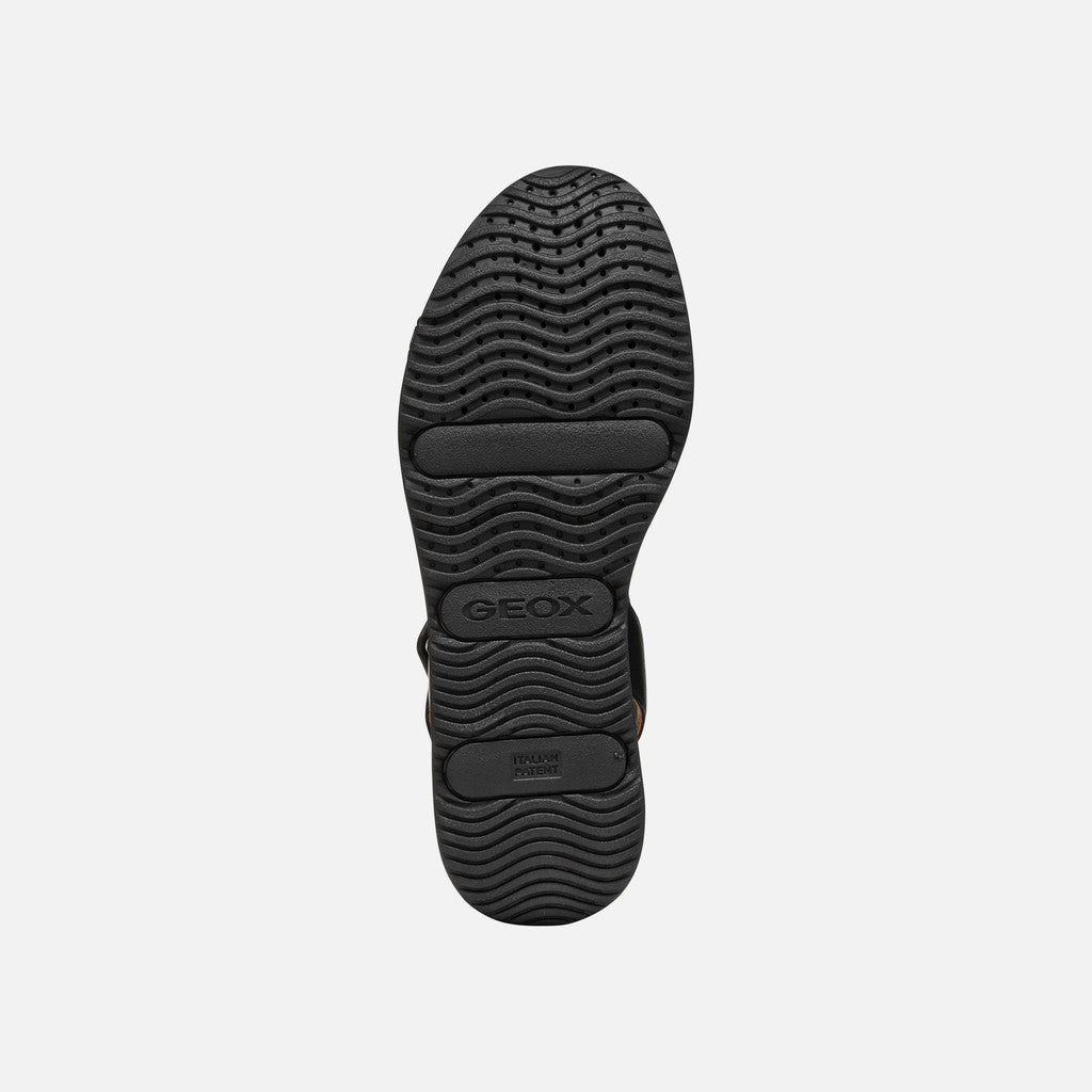 Geox Sandalo Gardenia Donna - Black/Papyrus