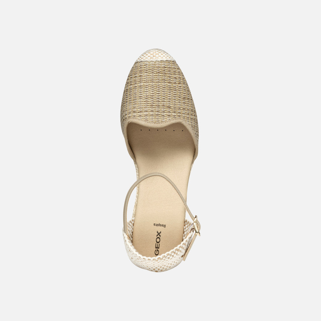 Geox Sandalo Gelsa Donna - Lt/Taupe