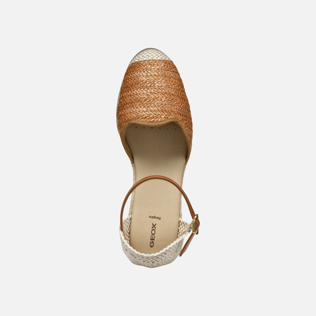 Geox Sandalo Gelsa Donna - Camel