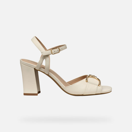 Geox Sandalo New Eraklia Donna - Bianco