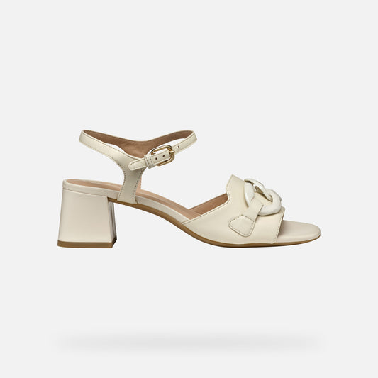 Geox Sandalo New Eraklia Donna - Bianco