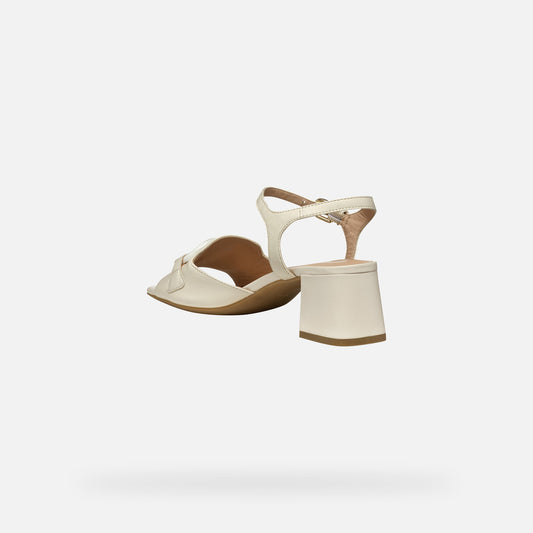 Geox Sandalo New Eraklia Donna - Bianco